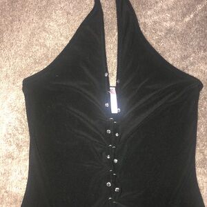 Black over neck shirt